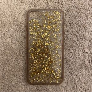 Gold Confetti iPhone 7 Case